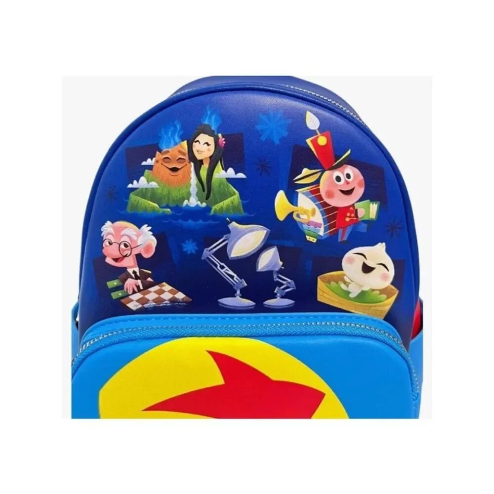 Loungefly Tin Toy Train Geri Lava Baby Bao Pixar Shorts Mini Backpack  NWT
